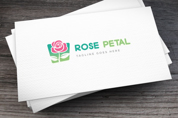 Rose Petal Logo Template