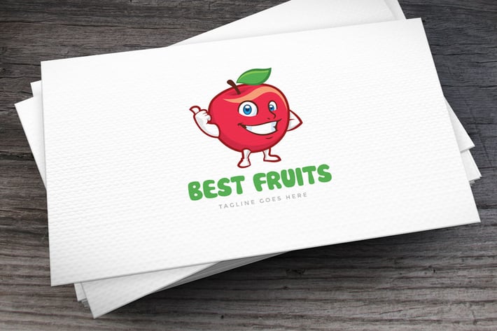 Best Fruits Logo Template