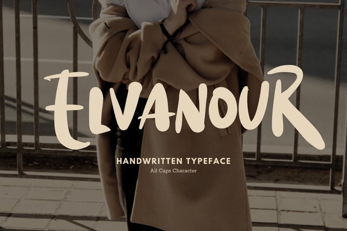 Elvanour Typeface