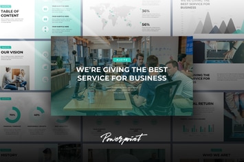 Alcite - Business Report Powerpoint Template