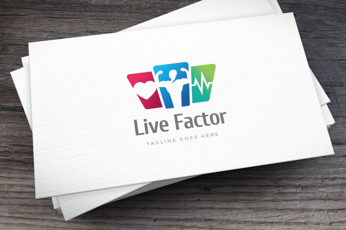 Live Factor Logo Template