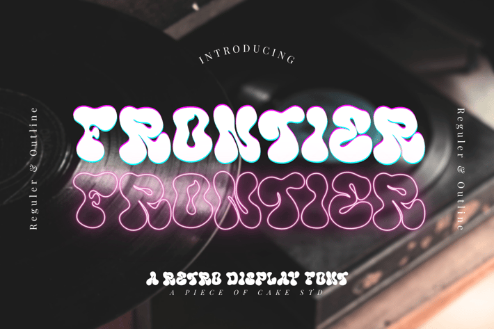 Frontier - A Retro Display Font