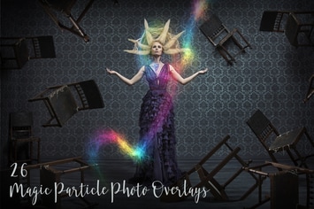 26 Magic Particle Photo Overlays