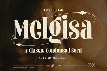 Melgisa - Classic Vintage Serif Font