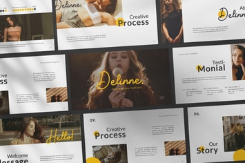 Delinne Presentation template