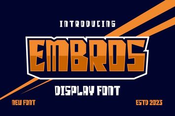 Embros - Display Font