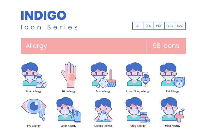 Allergy Icons