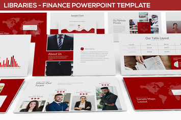 Libraries - Finance Powerpoint Template