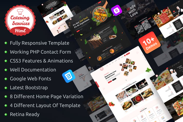 Catering - Chef and Food Restaurant Template