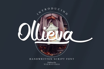 Ollieva - Handwritten Script Font