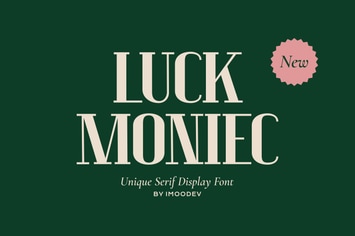 Luck Moniec - Luxury Font