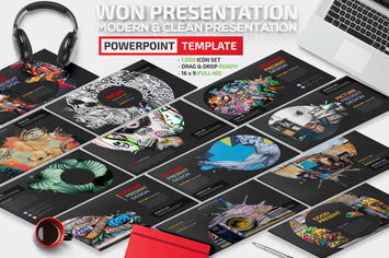 Won Powerpoint Template