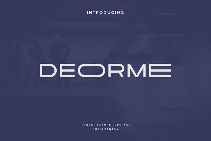 Deorme - Modern Display Font