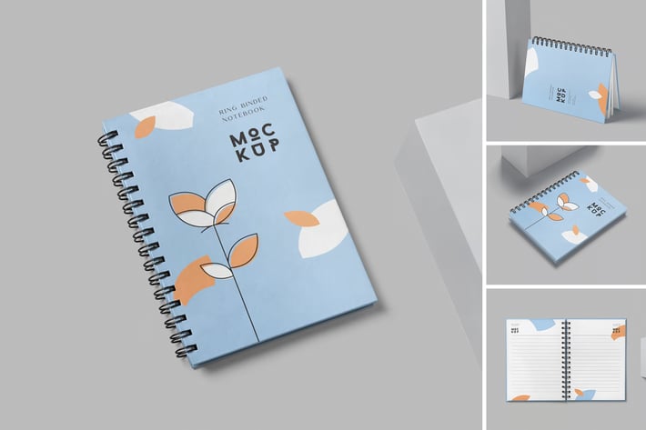 Ringed Notebook Mockups