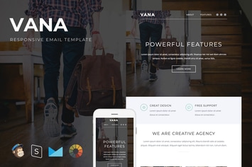 Vana - Responsive Email + StampReady Builder