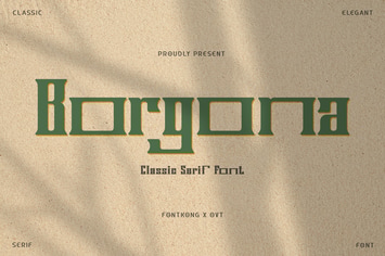 Borgona - Classic Serif Font