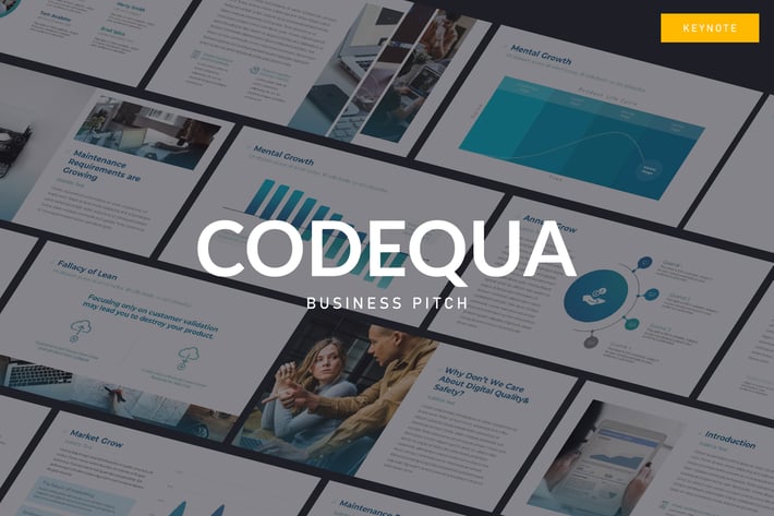 CODEQUA - Business Pitch Keynote Template