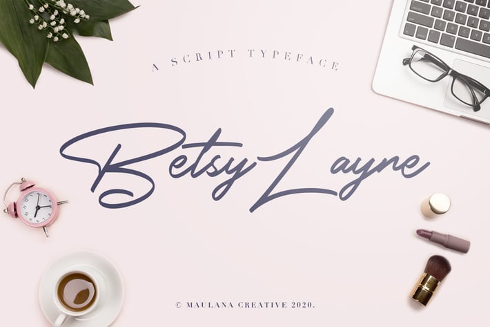 Betsy Layne - Signature Font
