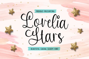 Lovelia Stars Font
