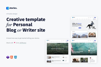 Stories - Creative Personal Blog HTML Template