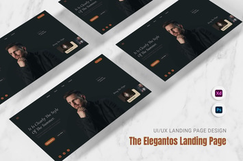  Elegantos Landing Page