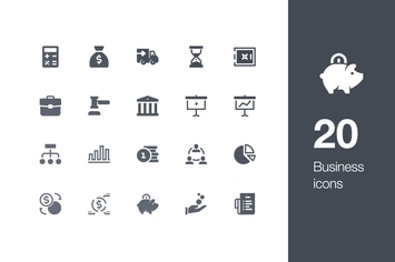 20 Business icons