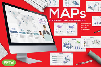 Map powerpoint template