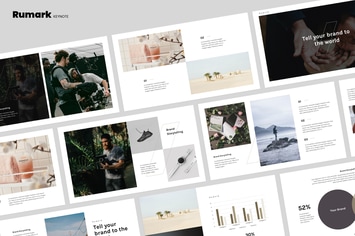 Rumark - Modern Minimal Keynote Template