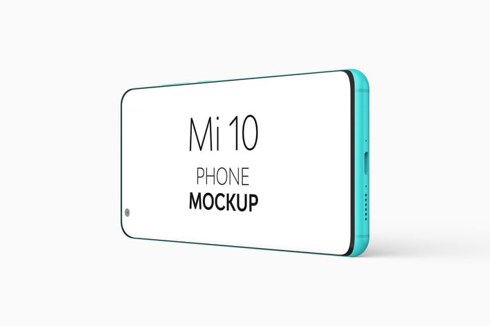 Mi 10 Phone Mockup