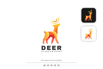 Deer Gradient Logo