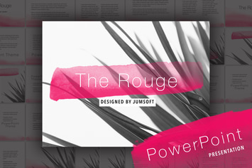 The Rouge PowerPoint Template