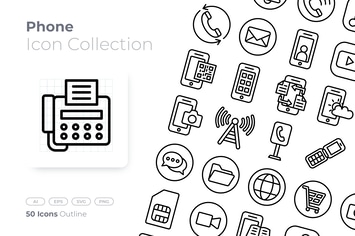 Phone Outline Icon