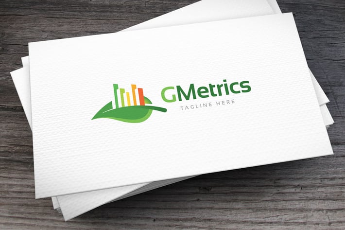 Green Metrics Logo Template