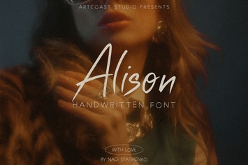 Alison Handwritten Font Duo