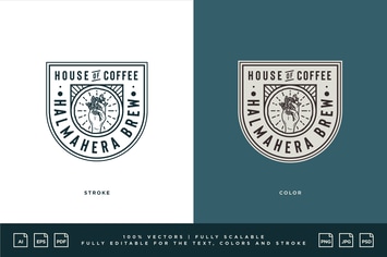 Coffee Logo - Halmahera Brew - House of Coffee
