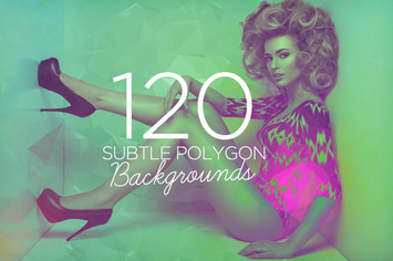 120 Subtle Polygon Backgrounds