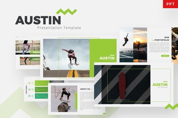 Austin - Skateboard Powerpoint Template