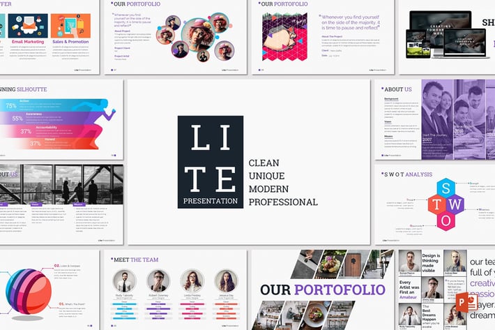 LITE - Powerpoint Presentation Template
