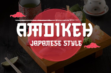 Amoikeh Japanese Font