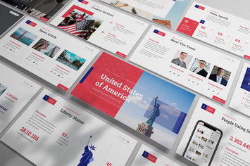 Captain - USA Themes Powerpoint Template