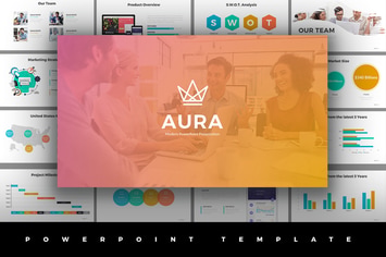Aura Powerpoint Template