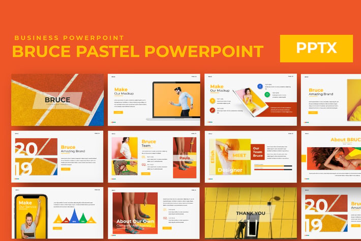 Bruce Pastel Powerpoint