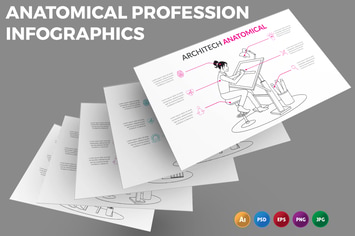 Anatomical Profession – Infographics Design