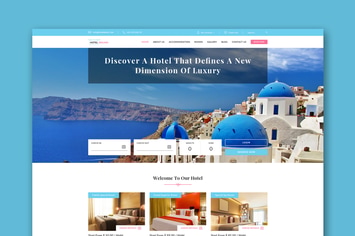 Hotel Brunei - Hotel Booking PSD Template 