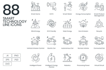 Smart Technology Icons