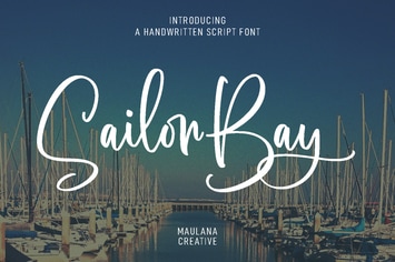 Sailor Bay Brush Script Font