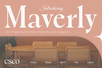 Maverly – Serif Typeface