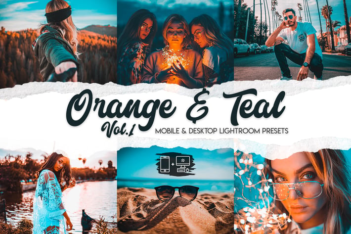 Orange & Teal Lightroom Presets Vol. 1