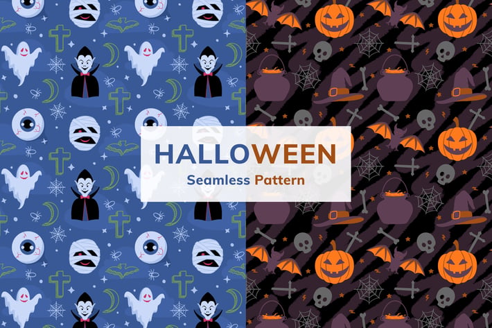 Halloween Seamless Pattern