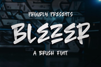Blezer Brush Font